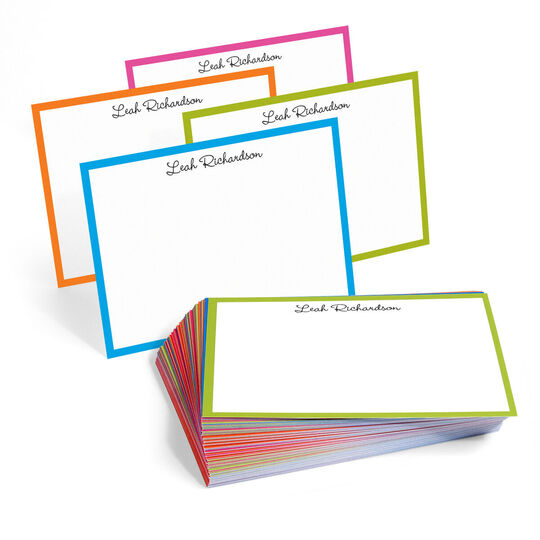The Martinique Border Flat Note Cards Collection